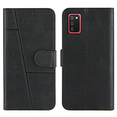 Coque Portefeuille Livre Cuir Etui Clapet Y01X pour Samsung Galaxy A03s Noir