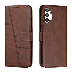 Coque Portefeuille Livre Cuir Etui Clapet Y01X pour Samsung Galaxy A13 4G Marron