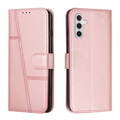 Coque Portefeuille Livre Cuir Etui Clapet Y01X pour Samsung Galaxy A13 5G Or Rose