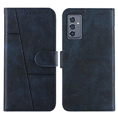 Coque Portefeuille Livre Cuir Etui Clapet Y01X pour Samsung Galaxy A15 4G Bleu