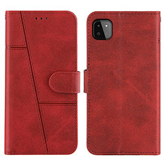 Coque Portefeuille Livre Cuir Etui Clapet Y01X pour Samsung Galaxy A22 5G Rouge