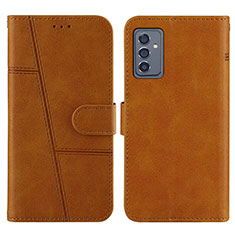 Coque Portefeuille Livre Cuir Etui Clapet Y01X pour Samsung Galaxy A24 4G Brun Clair