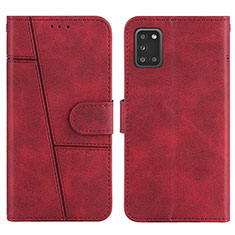 Coque Portefeuille Livre Cuir Etui Clapet Y01X pour Samsung Galaxy A31 Rouge