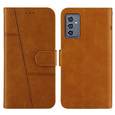 Coque Portefeuille Livre Cuir Etui Clapet Y01X pour Samsung Galaxy A35 5G Brun Clair