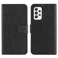 Coque Portefeuille Livre Cuir Etui Clapet Y01X pour Samsung Galaxy A52 4G Noir