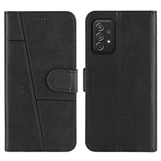 Coque Portefeuille Livre Cuir Etui Clapet Y01X pour Samsung Galaxy A72 5G Noir