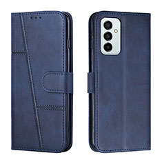 Coque Portefeuille Livre Cuir Etui Clapet Y01X pour Samsung Galaxy F23 5G Bleu