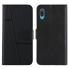 Coque Portefeuille Livre Cuir Etui Clapet Y01X pour Samsung Galaxy M02 Noir