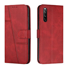 Coque Portefeuille Livre Cuir Etui Clapet Y01X pour Sony Xperia 10 IV Rouge