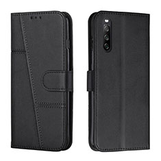 Coque Portefeuille Livre Cuir Etui Clapet Y01X pour Sony Xperia 10 IV SO-52C Noir