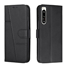 Coque Portefeuille Livre Cuir Etui Clapet Y01X pour Sony Xperia 5 IV Noir