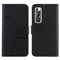 Coque Portefeuille Livre Cuir Etui Clapet Y01X pour Xiaomi Mi 10S 5G Noir