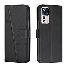 Coque Portefeuille Livre Cuir Etui Clapet Y01X pour Xiaomi Mi 12T 5G Noir