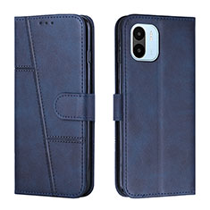 Coque Portefeuille Livre Cuir Etui Clapet Y01X pour Xiaomi Poco C51 Bleu