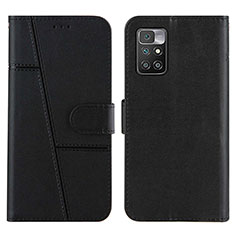 Coque Portefeuille Livre Cuir Etui Clapet Y01X pour Xiaomi Redmi 10 (2022) Noir