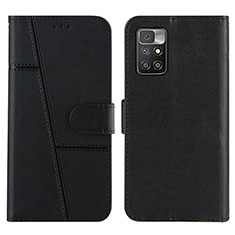 Coque Portefeuille Livre Cuir Etui Clapet Y01X pour Xiaomi Redmi 10 4G Noir