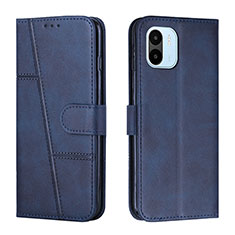 Coque Portefeuille Livre Cuir Etui Clapet Y01X pour Xiaomi Redmi A2 Plus Bleu