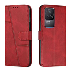 Coque Portefeuille Livre Cuir Etui Clapet Y01X pour Xiaomi Redmi K50 Pro 5G Rouge