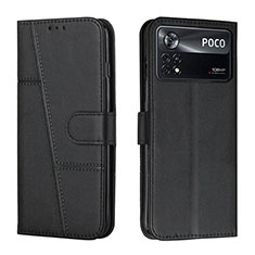 Coque Portefeuille Livre Cuir Etui Clapet Y01X pour Xiaomi Redmi Note 11E Pro 5G Noir