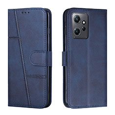 Coque Portefeuille Livre Cuir Etui Clapet Y01X pour Xiaomi Redmi Note 12 4G Bleu