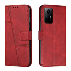 Coque Portefeuille Livre Cuir Etui Clapet Y01X pour Xiaomi Redmi Note 12S Rouge