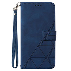 Coque Portefeuille Livre Cuir Etui Clapet Y02B pour Google Pixel 8 5G Bleu