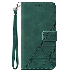 Coque Portefeuille Livre Cuir Etui Clapet Y02B pour Google Pixel 8 5G Vert