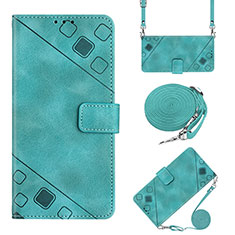 Coque Portefeuille Livre Cuir Etui Clapet Y02B pour Huawei Y9 Prime (2019) Vert