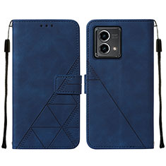 Coque Portefeuille Livre Cuir Etui Clapet Y02B pour Motorola Moto G Stylus (2023) 4G Bleu