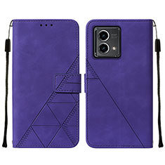 Coque Portefeuille Livre Cuir Etui Clapet Y02B pour Motorola Moto G Stylus (2023) 5G Violet