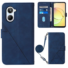 Coque Portefeuille Livre Cuir Etui Clapet Y02B pour Realme 10 4G Bleu