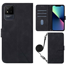 Coque Portefeuille Livre Cuir Etui Clapet Y02B pour Realme C11 (2021) Noir