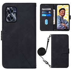 Coque Portefeuille Livre Cuir Etui Clapet Y02B pour Realme Narzo N55 Noir