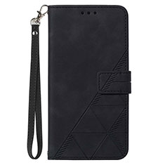 Coque Portefeuille Livre Cuir Etui Clapet Y02B pour Samsung Galaxy A03 Core Noir