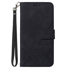 Coque Portefeuille Livre Cuir Etui Clapet Y02B pour Samsung Galaxy A23 4G Noir
