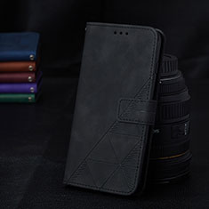 Coque Portefeuille Livre Cuir Etui Clapet Y02B pour Samsung Galaxy M02 Noir