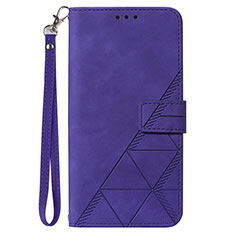 Coque Portefeuille Livre Cuir Etui Clapet Y02B pour Samsung Galaxy M53 5G Violet