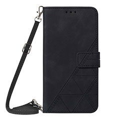 Coque Portefeuille Livre Cuir Etui Clapet Y02B pour Samsung Galaxy S21 5G Noir