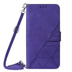 Coque Portefeuille Livre Cuir Etui Clapet Y02B pour Samsung Galaxy S24 Ultra 5G Violet