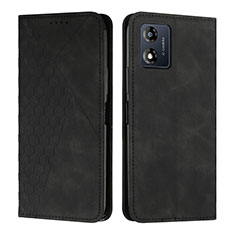 Coque Portefeuille Livre Cuir Etui Clapet Y02X pour Motorola Moto E13 Noir