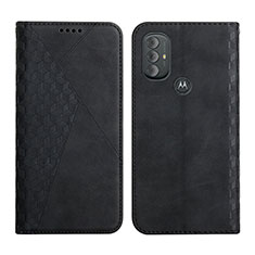 Coque Portefeuille Livre Cuir Etui Clapet Y02X pour Motorola Moto G Play (2023) Noir