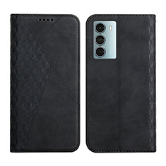 Coque Portefeuille Livre Cuir Etui Clapet Y02X pour Motorola Moto G200 5G Noir