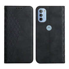 Coque Portefeuille Livre Cuir Etui Clapet Y02X pour Motorola Moto G41 Noir