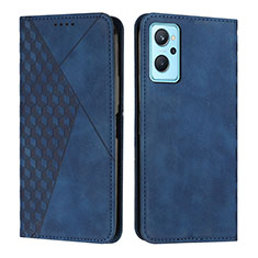 Coque Portefeuille Livre Cuir Etui Clapet Y02X pour Realme 10 5G Bleu