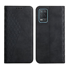 Coque Portefeuille Livre Cuir Etui Clapet Y02X pour Realme 8s 5G Noir