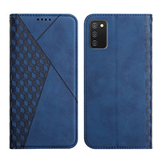 Coque Portefeuille Livre Cuir Etui Clapet Y02X pour Samsung Galaxy A02s Bleu