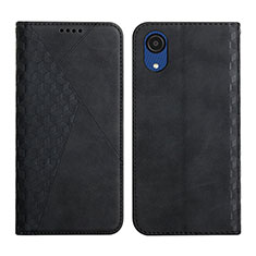 Coque Portefeuille Livre Cuir Etui Clapet Y02X pour Samsung Galaxy A03 Core Noir