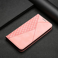 Coque Portefeuille Livre Cuir Etui Clapet Y02X pour Samsung Galaxy A13 4G Or Rose