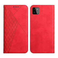 Coque Portefeuille Livre Cuir Etui Clapet Y02X pour Samsung Galaxy A22 5G Rouge