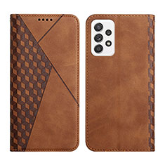 Coque Portefeuille Livre Cuir Etui Clapet Y02X pour Samsung Galaxy A23 4G Marron